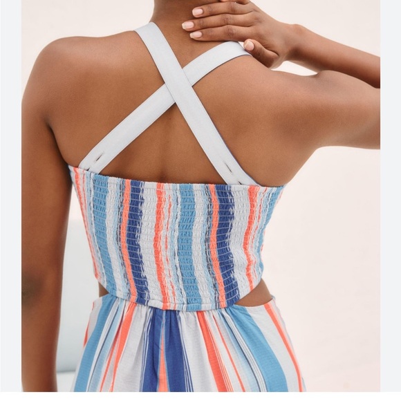 Anthropologie The Piper Bandeau Cutout Jumpsuit Size XL - Picture 2 of 5